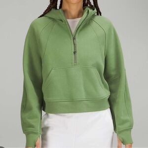 Lululemon Scuba oversized Half-Zip Hoodie. Size: XS/S Color:Green Foliage